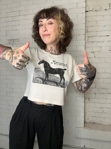 Warranted to Give Satisfaction PHOTOCHROMIC Crop Top - S
