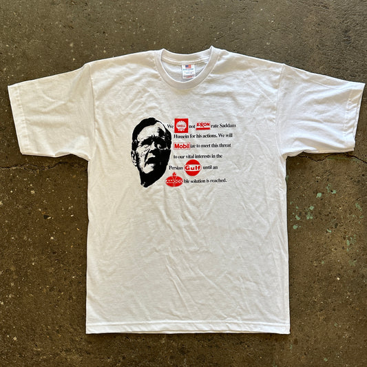 No Blood for Oil George H.W. Bush Vintage Reproduction T-shirt