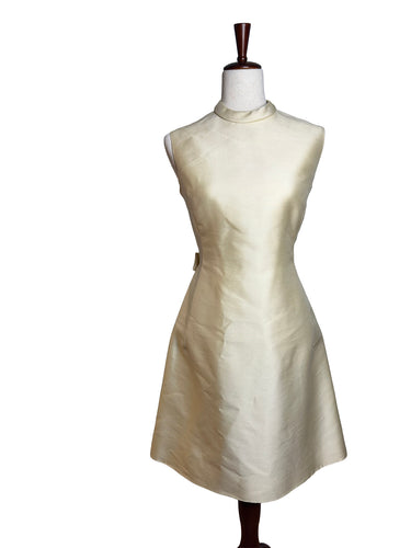 Incredible Vintage 1960s Silk Dress Set L