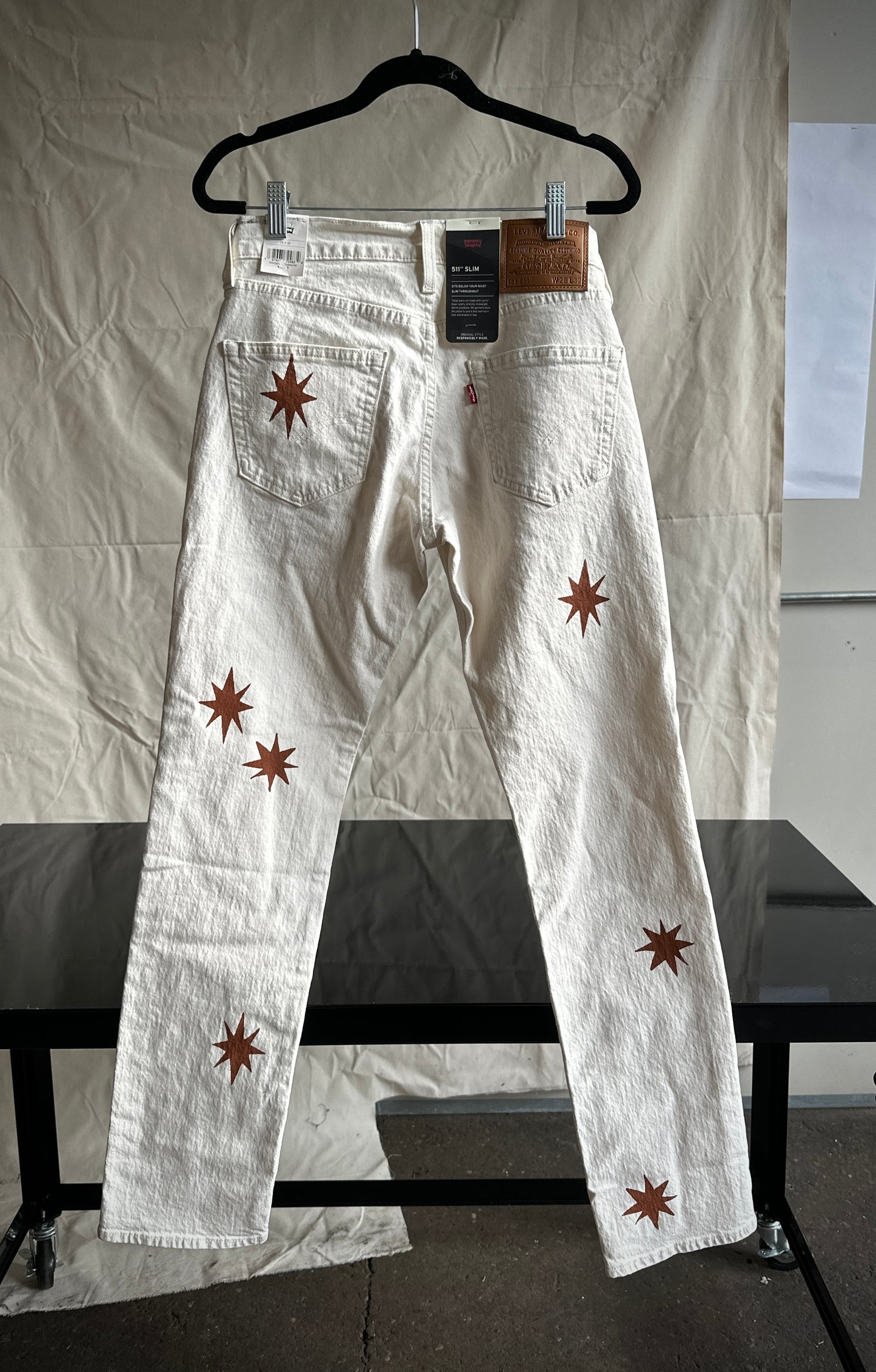 Star Printed Jeans