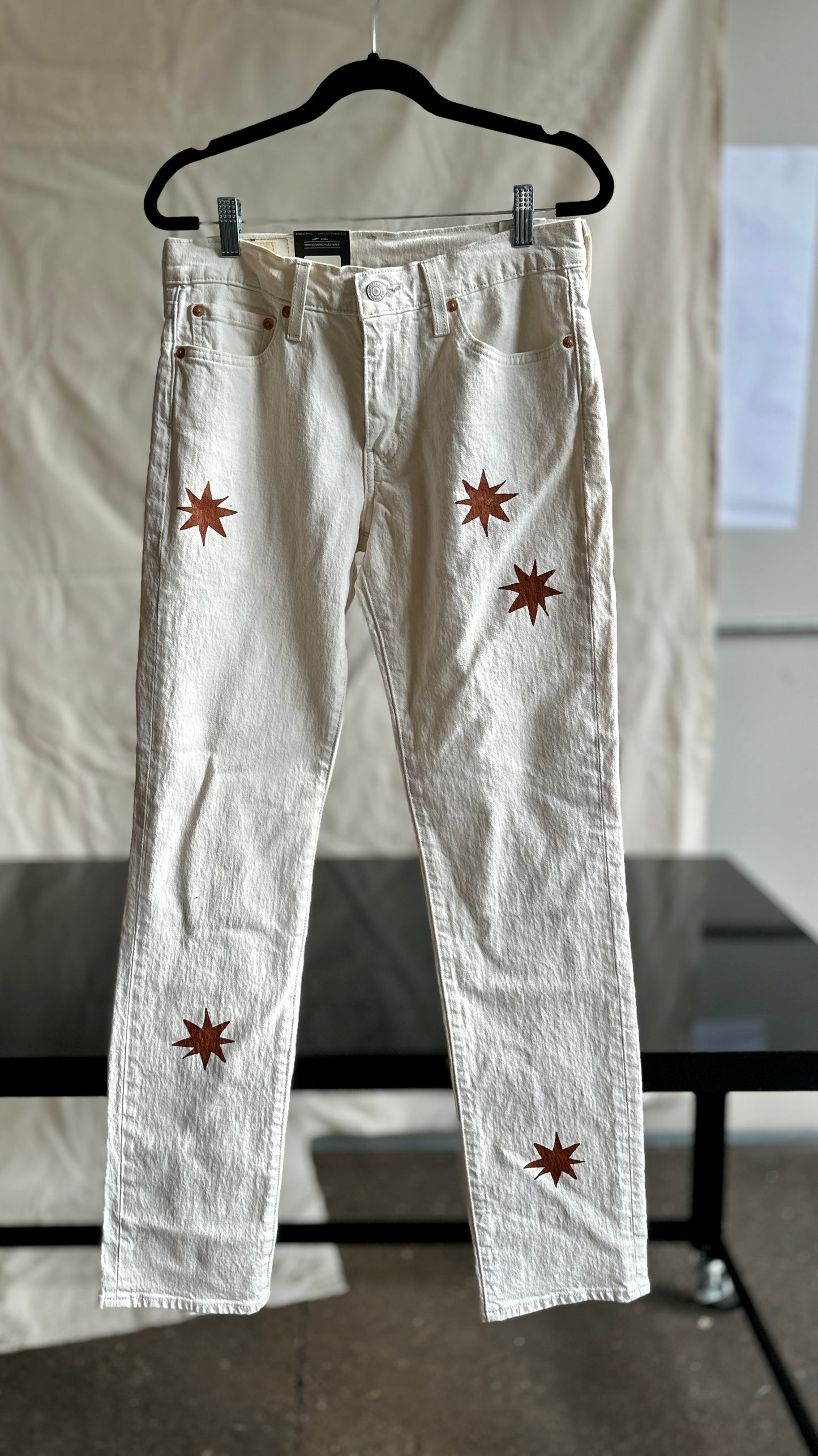 Star Printed Jeans