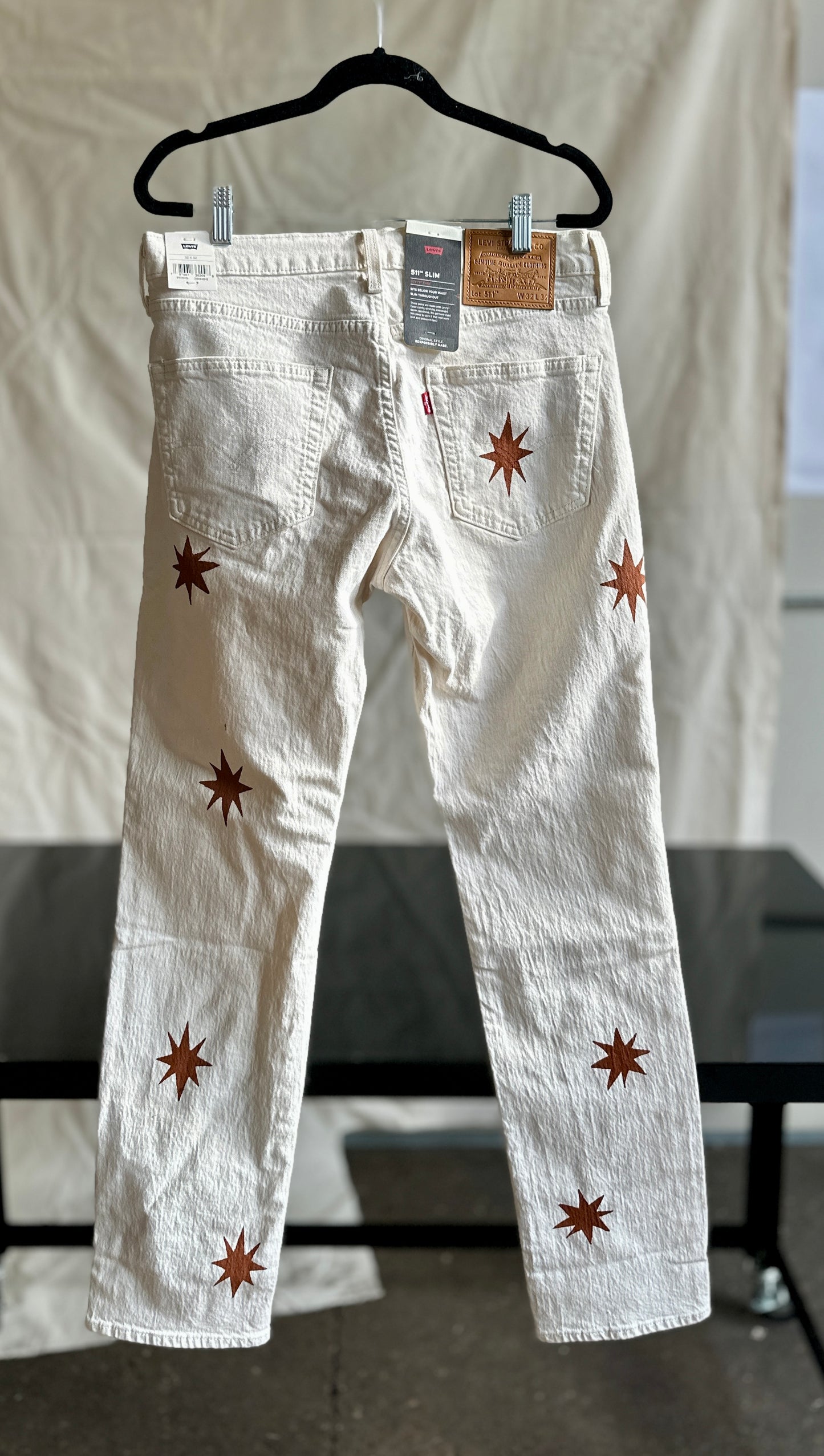 Star Printed Jeans