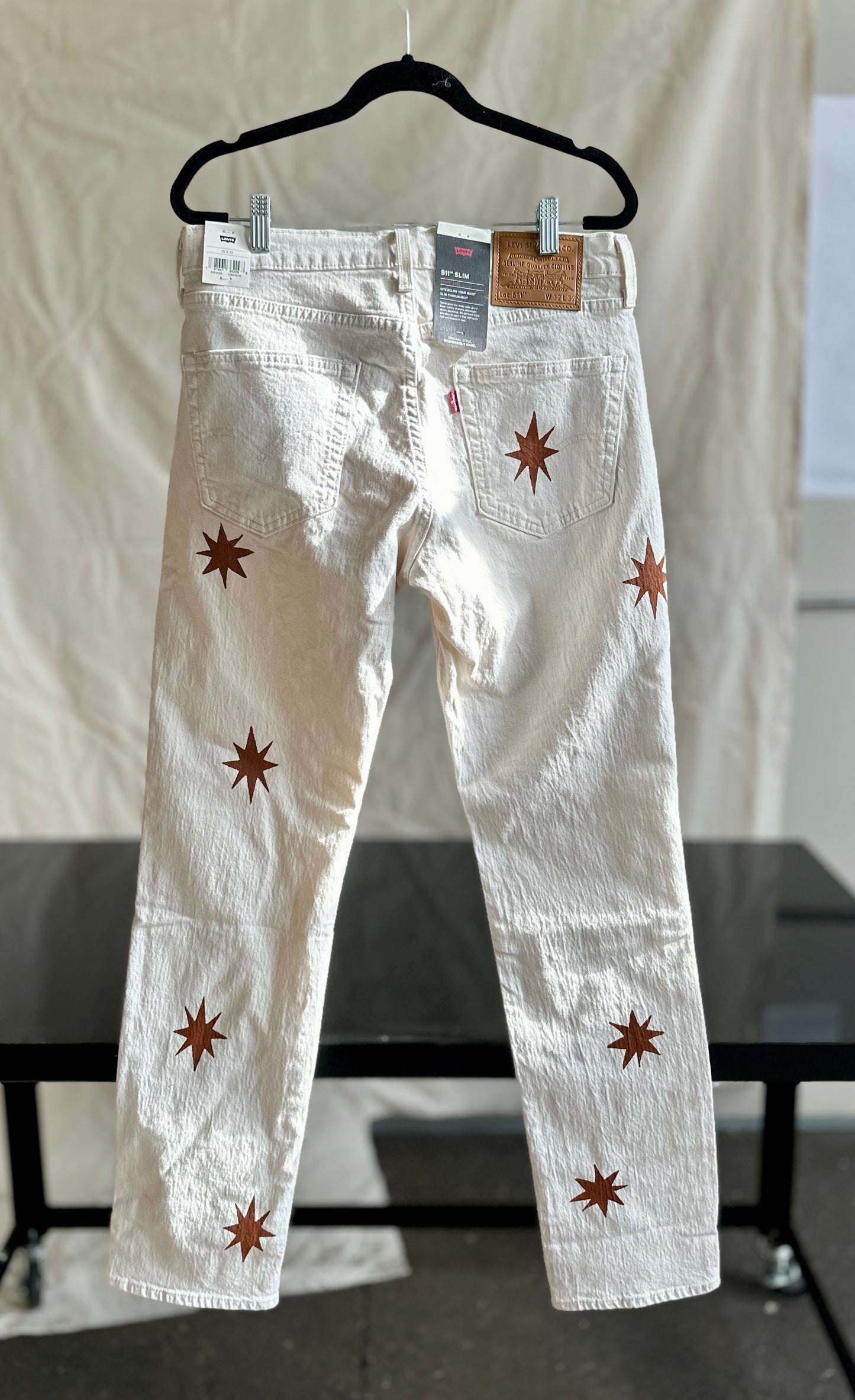 Star Printed Jeans