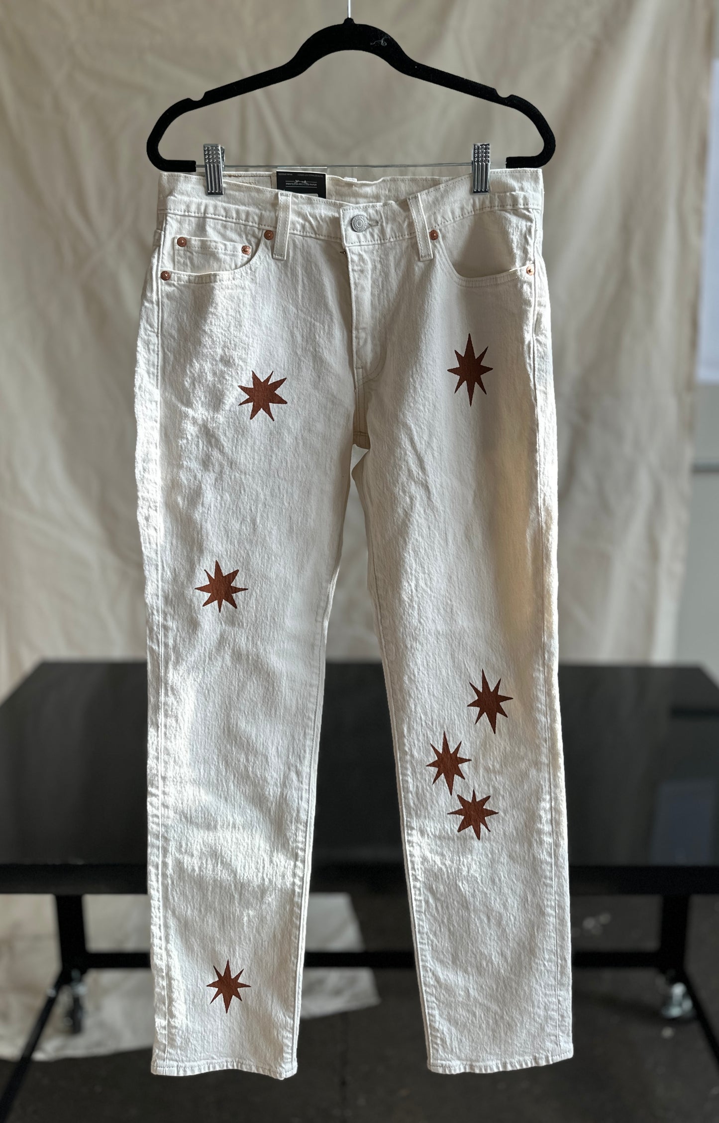 Star Printed Jeans