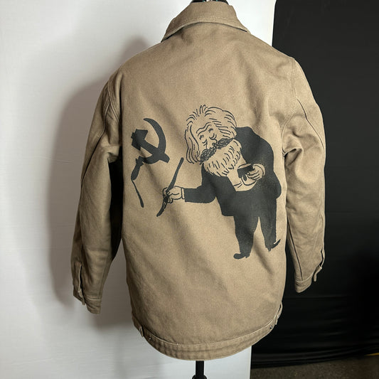 Karl Marx Insulated Canvas Jacket S