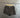 Los Angeles Apparel Cuffed Black Denim Shorts