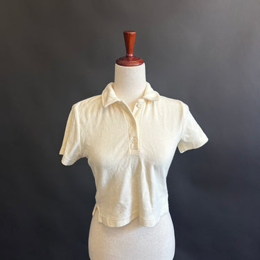 NWoT Hammies Cropped Terry Polo M
