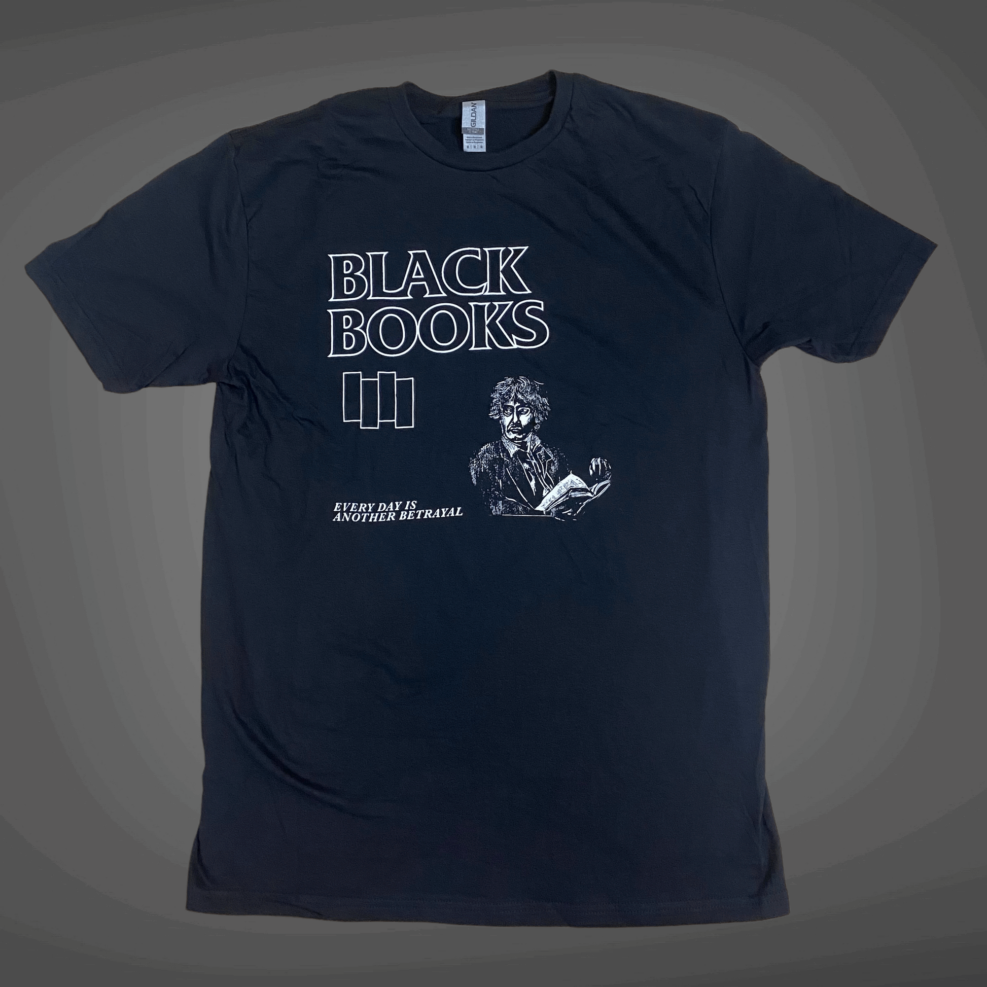 Black Books // Black Flag Punk T-shirt