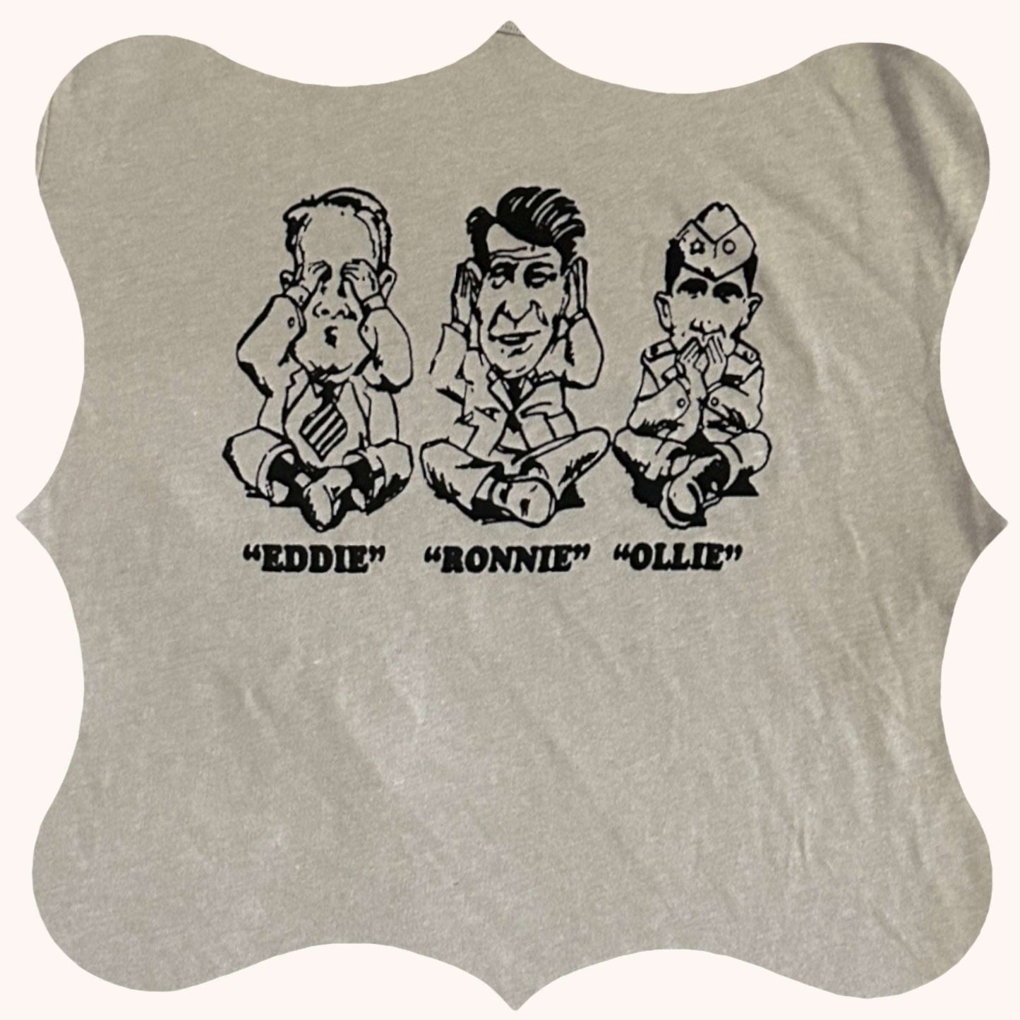 See No Evil Iran-Contra Affair Vintage Reproduction T-shirt