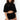 Los Angeles Apparel Mesh Mockneck Crop Top OS