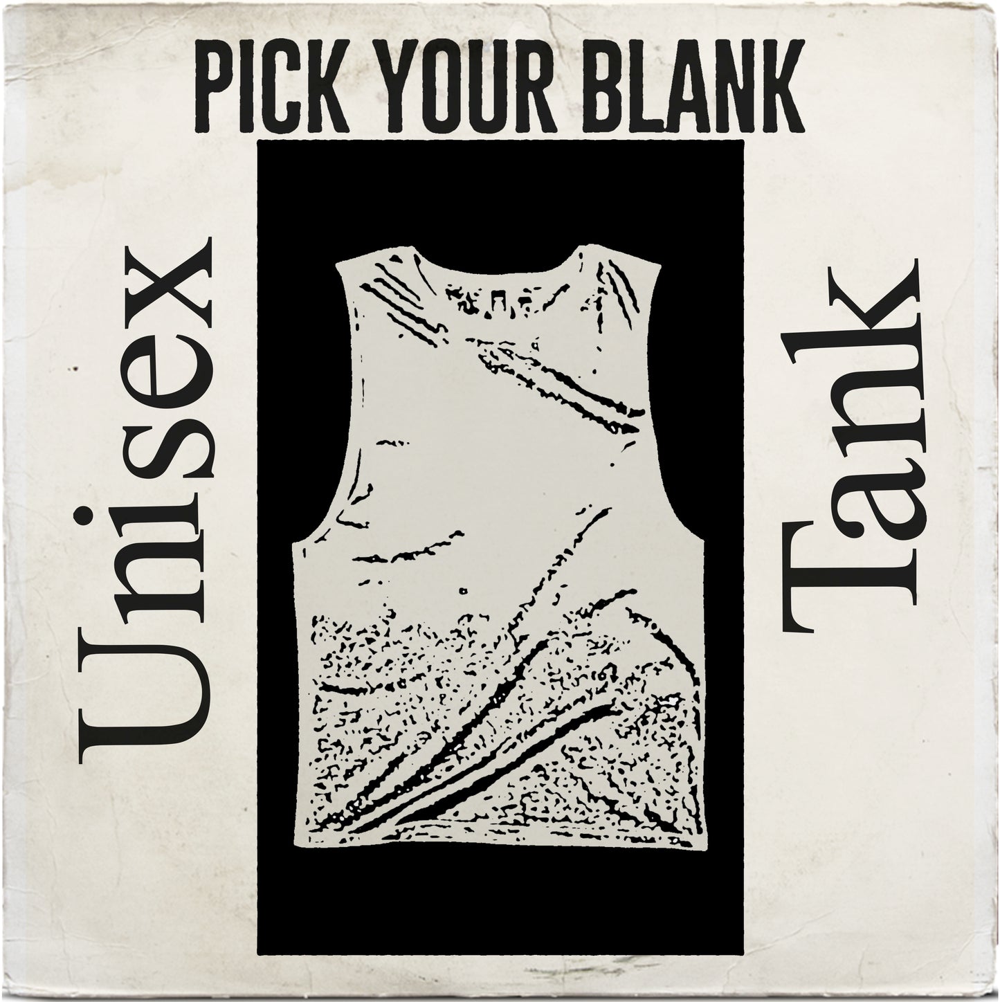 L-XXL UNISEX TANK TOP PICK YOUR BLANK